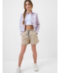 Шорты текстильные для девочек beige
