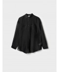 Рубашка текстильная для женщин black