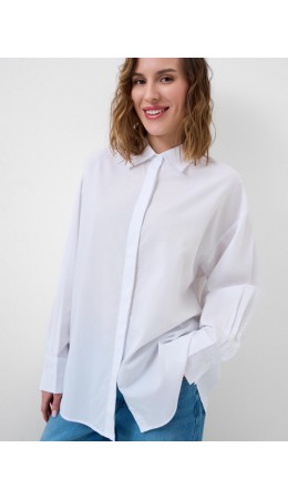 Рубашка текстильная для женщин white