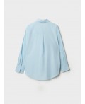 Рубашка текстильная для женщин light blue
