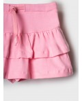 Юбка-шорты детские трикотажные для девочек pink