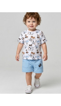 Джемпер детский трикотажный для мальчиков (футболка) multicolor