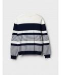 Джемпер трикотажный для мужчин white, dark blue