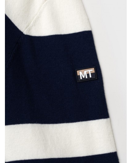 Джемпер трикотажный для мужчин white, dark blue