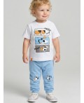 Брюки детские трикотажные для мальчиков, 2 пары в комплекте multicolor