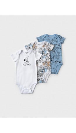 Боди детское трикотажное для мальчиков, 3 шт в комплекте multicolor