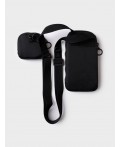 Сумка с чехлом для наушников черный