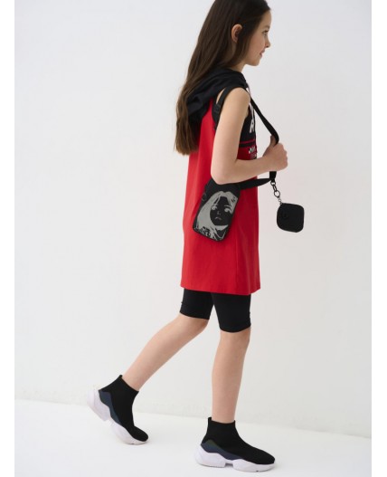 Сумка с чехлом для наушников черный