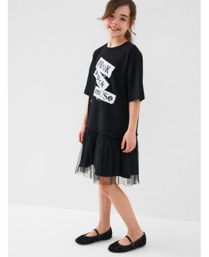 Туфли для девочек черный