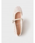 Туфли женские молочный