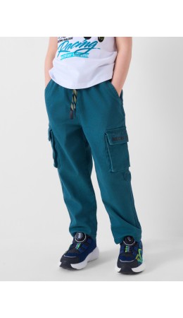 Брюки текстильные для мальчиков turquoise