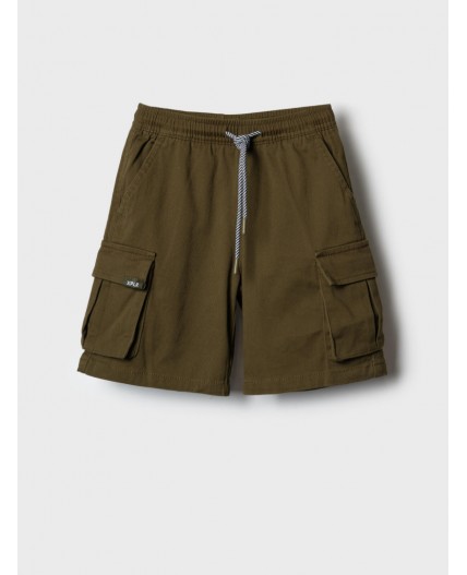 Шорты детские текстильные для мальчиков dark green