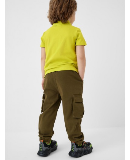 Брюки текстильные для мальчиков dark green