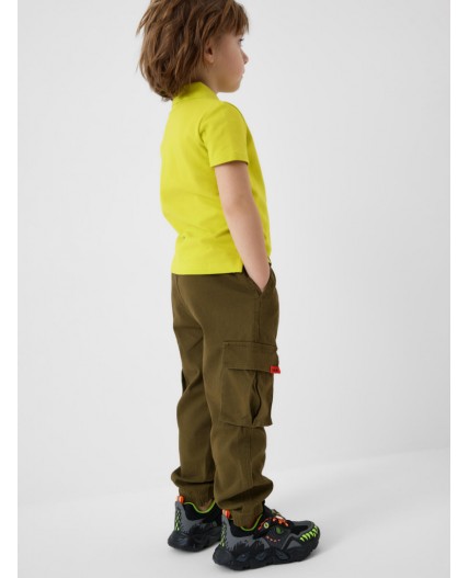 Брюки текстильные для мальчиков dark green