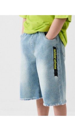 Шорты текстильные джинсовые для мальчиков blue