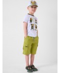 Шорты текстильные для мальчиков light green