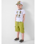 Шорты текстильные для мальчиков light green
