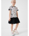 Платье трикотажное для девочек multicolor