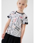 Платье трикотажное для девочек multicolor