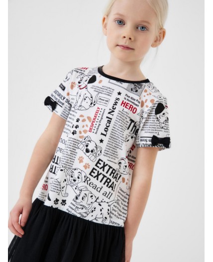 Платье трикотажное для девочек multicolor