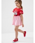 Шорты трикотажные для девочек, 2 шт в комплекте pale pink, red