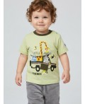 Джемпер детский трикотажный для мальчиков (футболка) light green