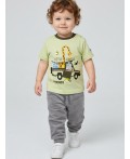 Джемпер детский трикотажный для мальчиков (футболка) light green