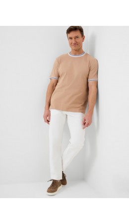 Брюки текстильные джинсовые для мужчин white