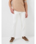 Брюки текстильные джинсовые для мужчин white