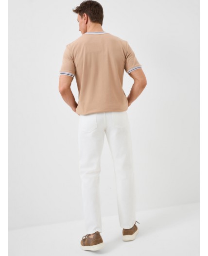 Брюки текстильные джинсовые для мужчин white