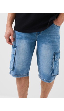 Шорты текстильные джинсовые для мужчин blue
