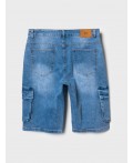 Шорты текстильные джинсовые для мужчин blue