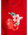 Платье детское трикотажное для девочек red