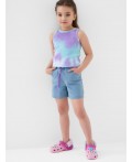 Шорты трикотажные для девочек blue