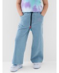 Брюки трикотажные для девочек blue