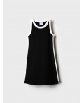 Платье трикотажное для девочек white, dark grеy