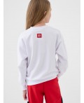 Толстовка трикотажная для девочек white