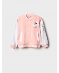 Толстовка трикотажная для девочек white, pale pink