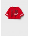 Фуфайка трикотажная для девочек (футболка) red