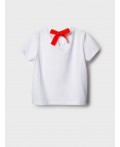 Джемпер трикотажный для девочек (футболка) white
