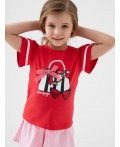 Джемпер трикотажный для девочек (футболка) red