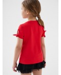 Джемпер трикотажный для девочек (футболка) red