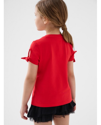 Джемпер трикотажный для девочек (футболка) red