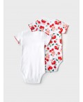 Боди детское трикотажное для девочек, 2 шт в комплекте multicolor