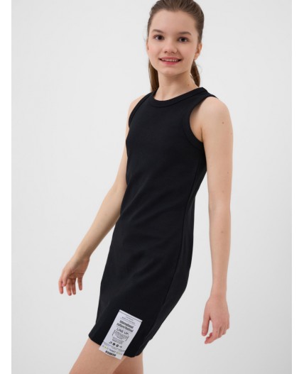 Платье трикотажное для девочек black