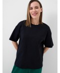 Фуфайка трикотажная для женщин (футболка) black