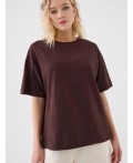 Фуфайка трикотажная для женщин (футболка) brown