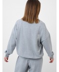 Толстовка трикотажная для женщин grey melange