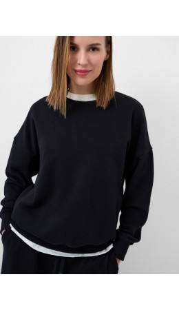 Толстовка трикотажная для женщин black