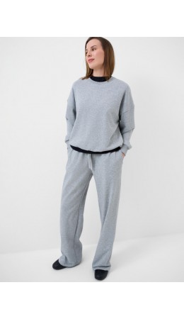 Брюки трикотажные для женщин grey melange